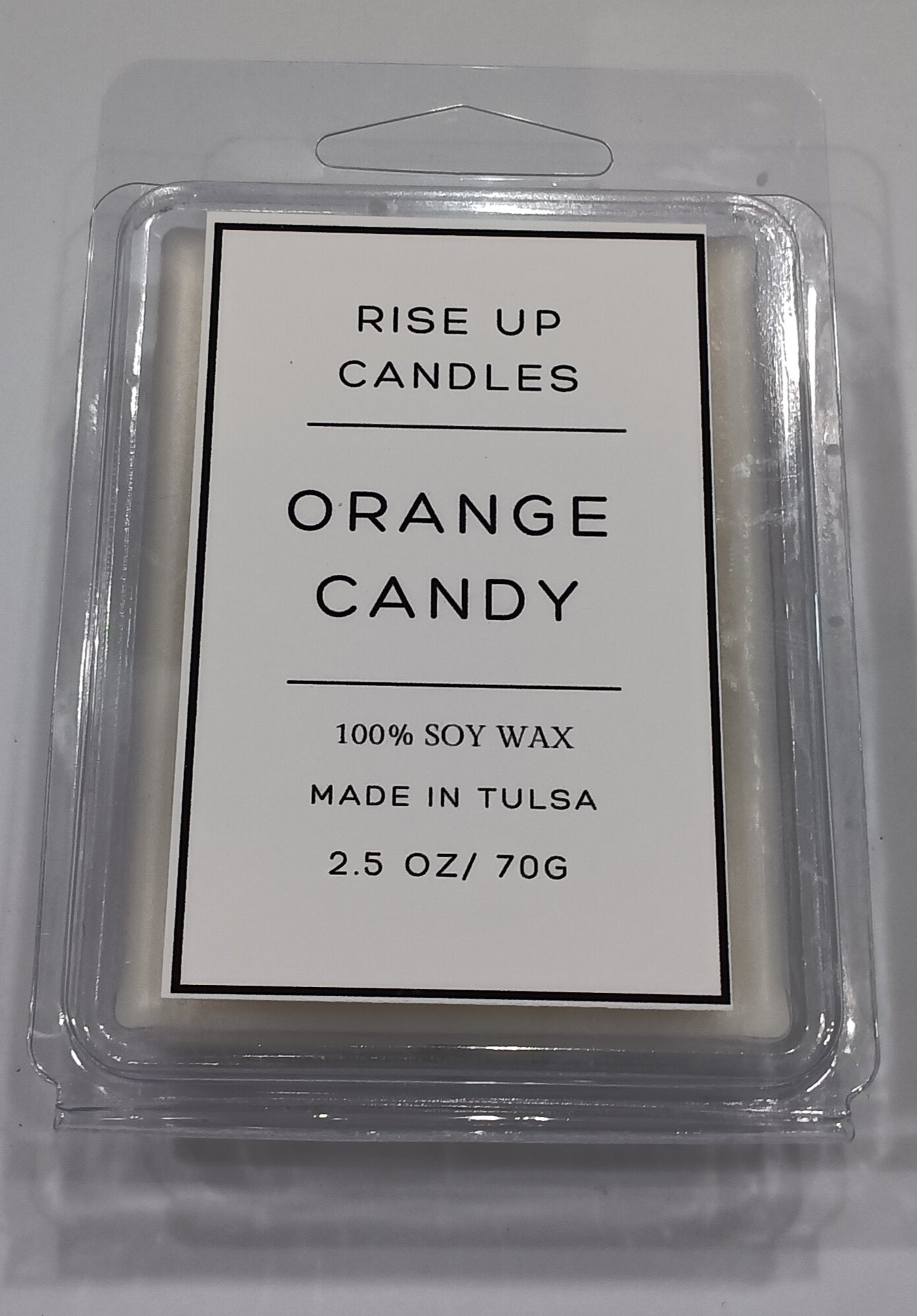 Orange candy wax melt