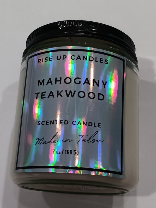 Mahogany Teakwood scented candle