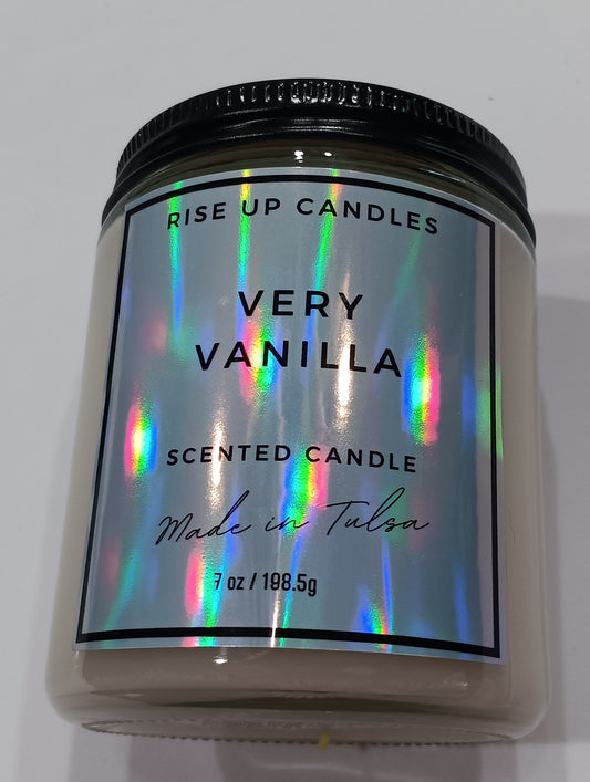Very vanilla 7 oz scented candle