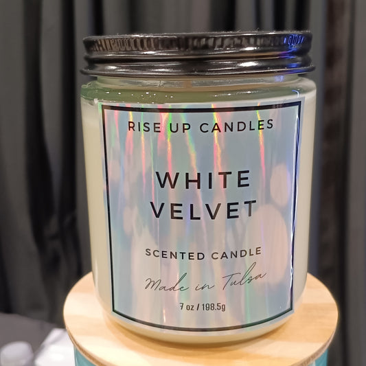 White Velvet 7 oz scented candle