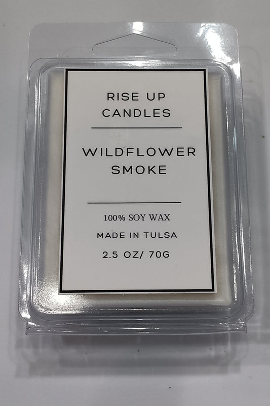 Wildflower smoke -                             wax melt