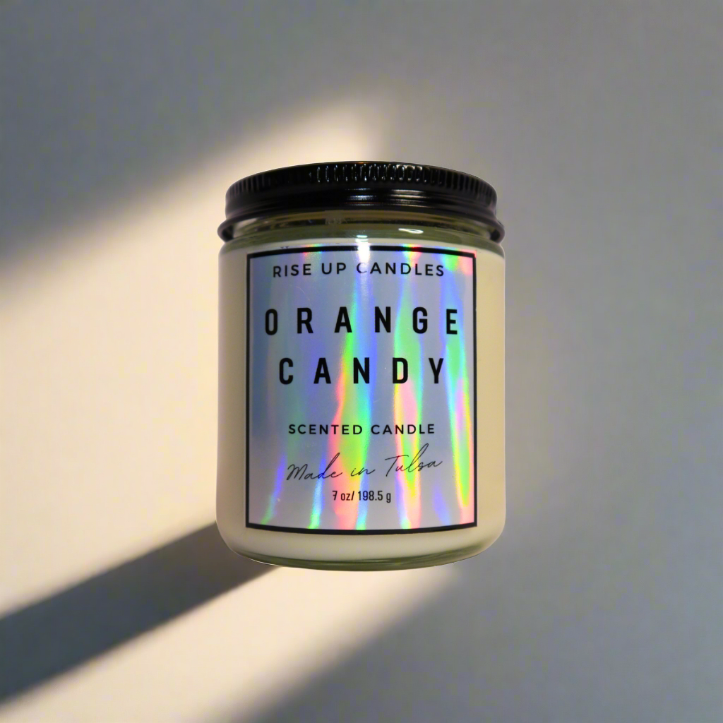 Orange candy - scented candle